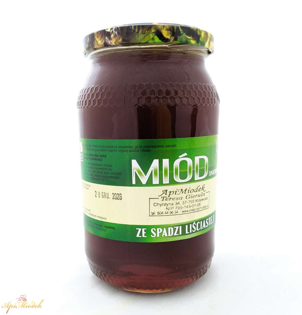Miód Spadziowy Liściasty 1,2 kg PREMIUM