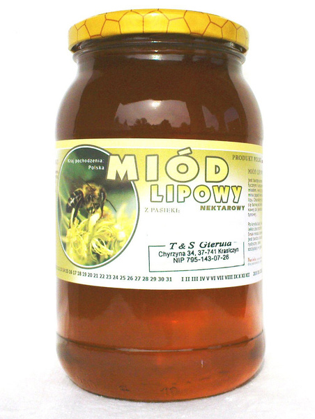 Miód Lipowy 1,2 kg PREMIUM