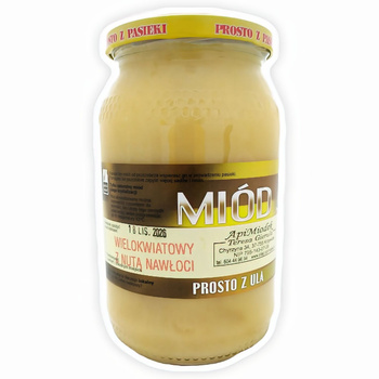 Miód Wielokwiatowy z nutą Nawłoci 1,2 kg PREMIUM