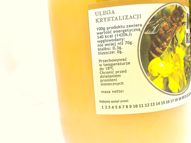 Miód Rzepakowy KREMOWANY 1,2 kg PREMIUM